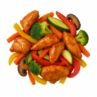 Hähnchen Teriyaki - Wok Gemüse