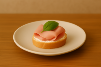 Canapé Schinken Stück