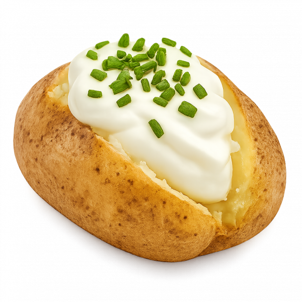 Ofenkartoffel mit Quark