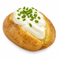 Ofenkartoffel mit Quark